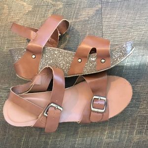 Bamboo Espadrille Flatform Sandals